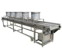 不锈钢金属网带加工食品机械输送机的图片