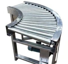 爬坡机家具装卸无动力滚筒输送机的图片