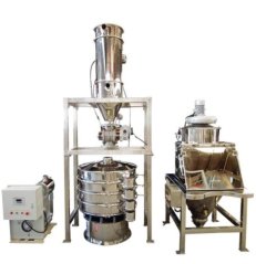 吨包粉料自动上料筛分一体机的图片