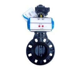 气动塑料蝶阀的图片