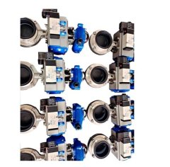 气动快装蝶阀的图片