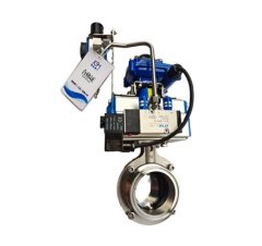 气动快装蝶阀.的图片