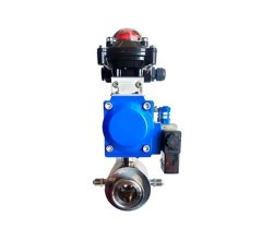 气动快装保温球阀的图片