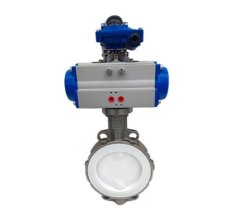 气动衬氟蝶阀的图片