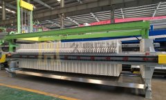 全自动水冲洗隔膜压滤机的图片