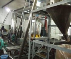 内外屏电缆料造粒机组的图片