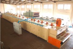 网带式电热玻璃烤花（退火）炉.的图片