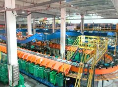 环形交叉带分拣机的图片