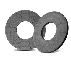 大直径陶瓷结合剂扇形CBN研磨盘的图片