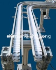 夹瓶链板输送机的图片