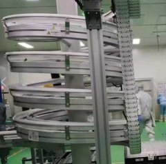 螺旋提升柔性链输送线的图片
