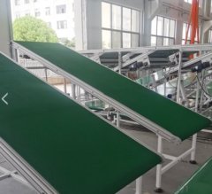 防滑爬坡皮带机的图片