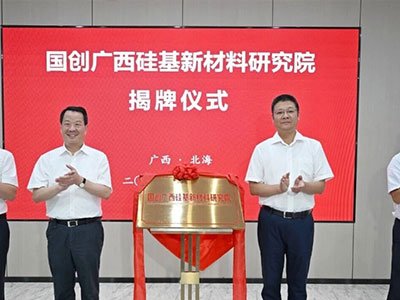 广西这一硅基新材料研究院揭牌！