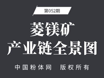 菱镁矿产业链全景图
