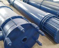 圆块孔式石墨降膜吸收器的图片