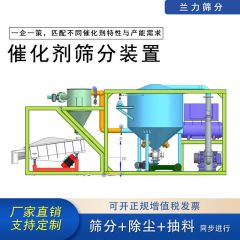 负压式催化剂筛分机 触媒颗粒除粉筛分回填设备的图片